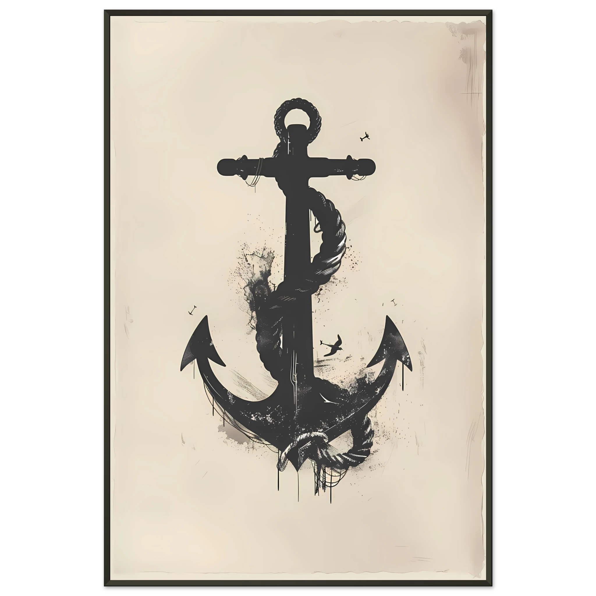 “Minimalist nautical line art wall print featuring elegant continuous sailboat lines on a neutral background — modern coastal wall décor for UK homes.”