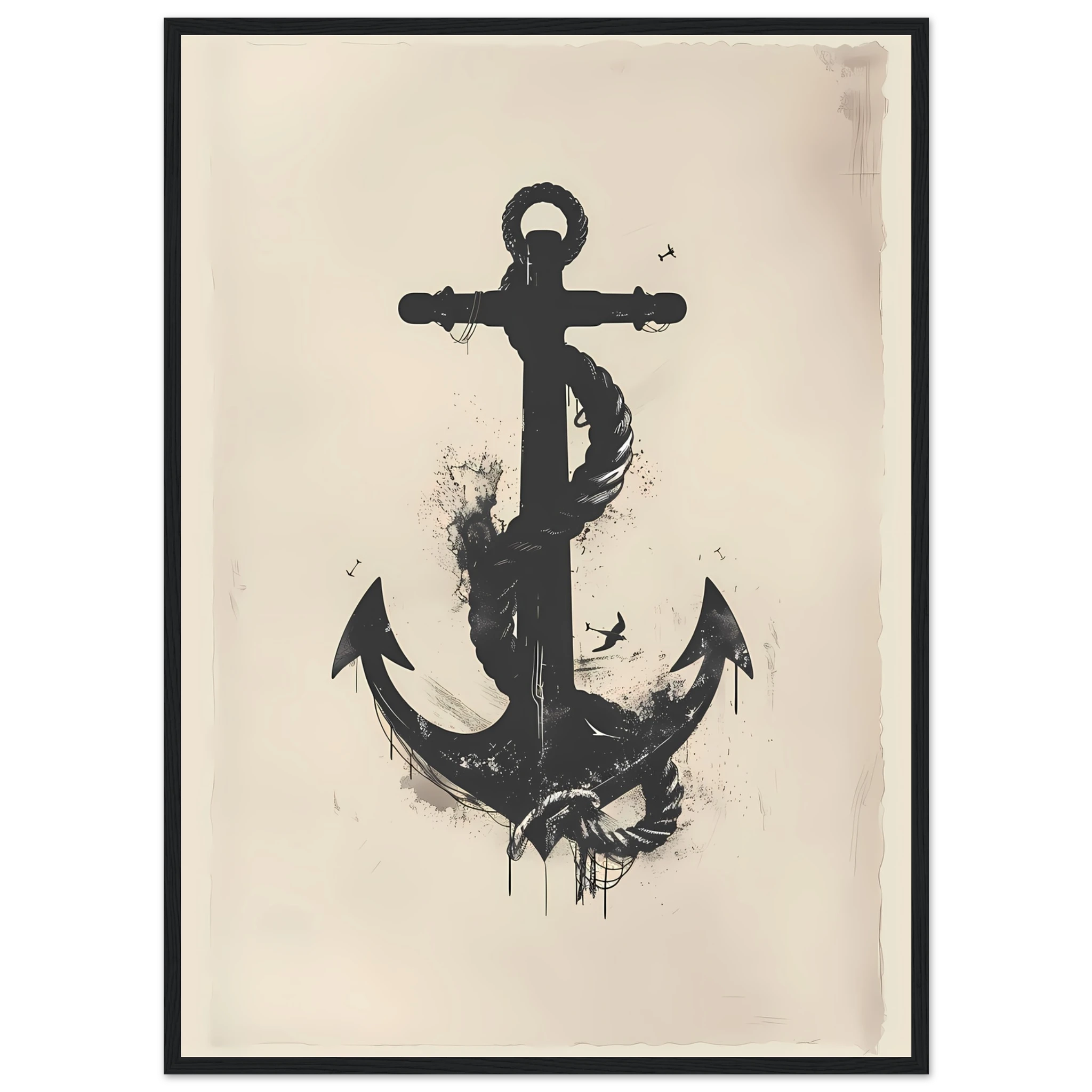 “Minimalist nautical line art wall print featuring elegant continuous sailboat lines on a neutral background — modern coastal wall décor for UK homes.”