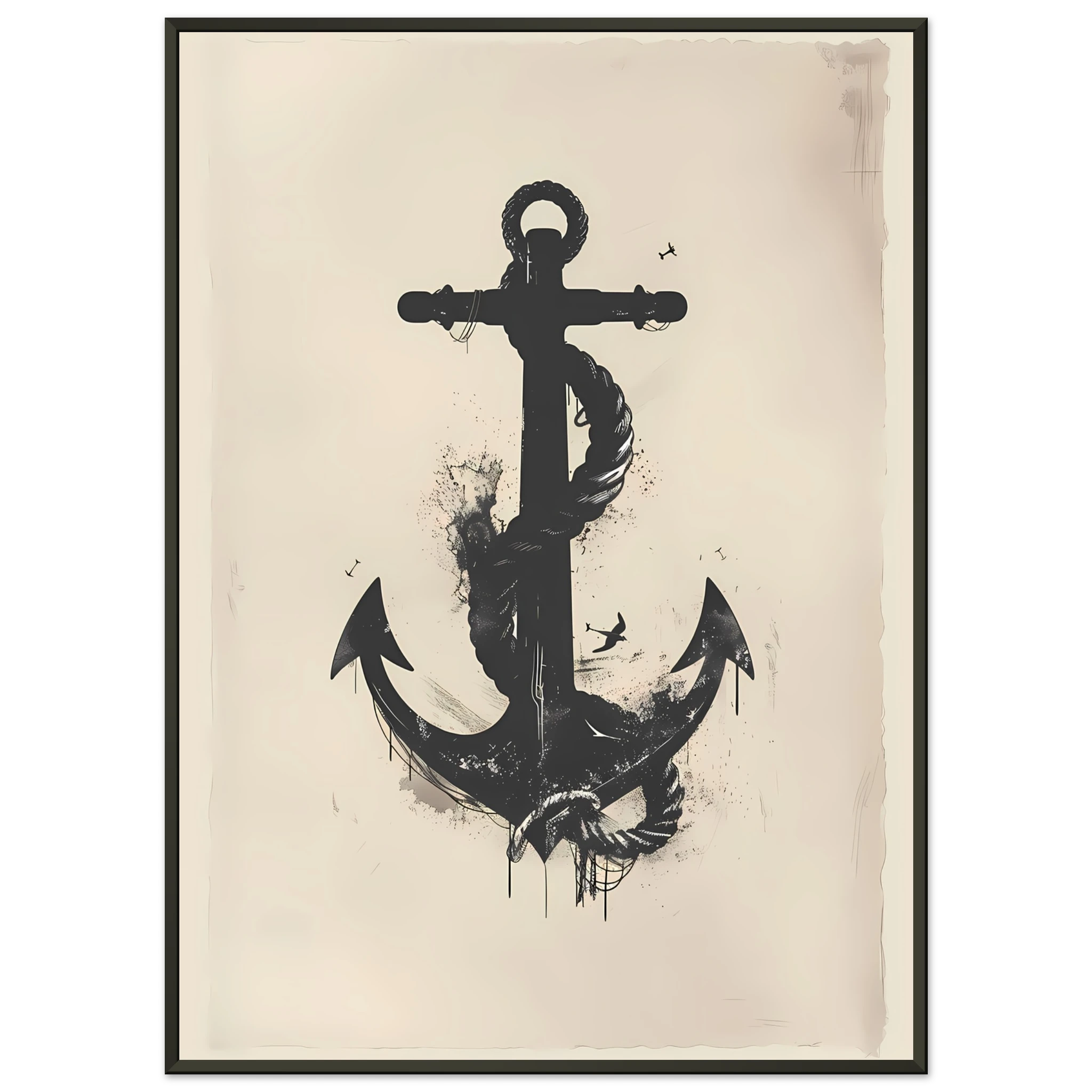 “Minimalist nautical line art wall print featuring elegant continuous sailboat lines on a neutral background — modern coastal wall décor for UK homes.”