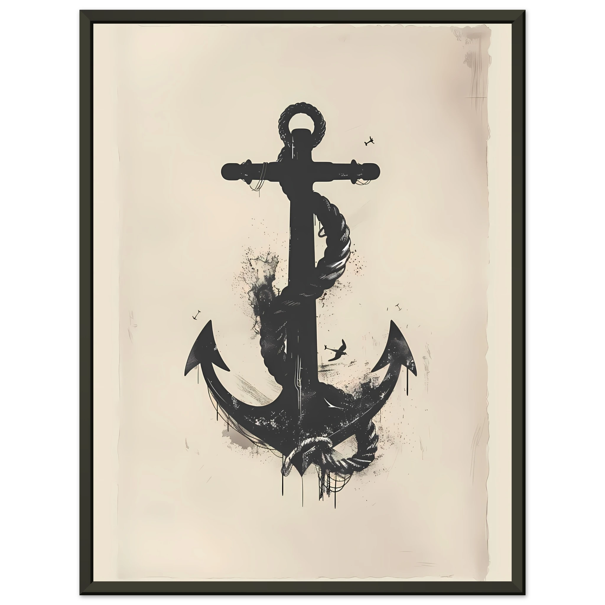 “Minimalist nautical line art wall print featuring elegant continuous sailboat lines on a neutral background — modern coastal wall décor for UK homes.”