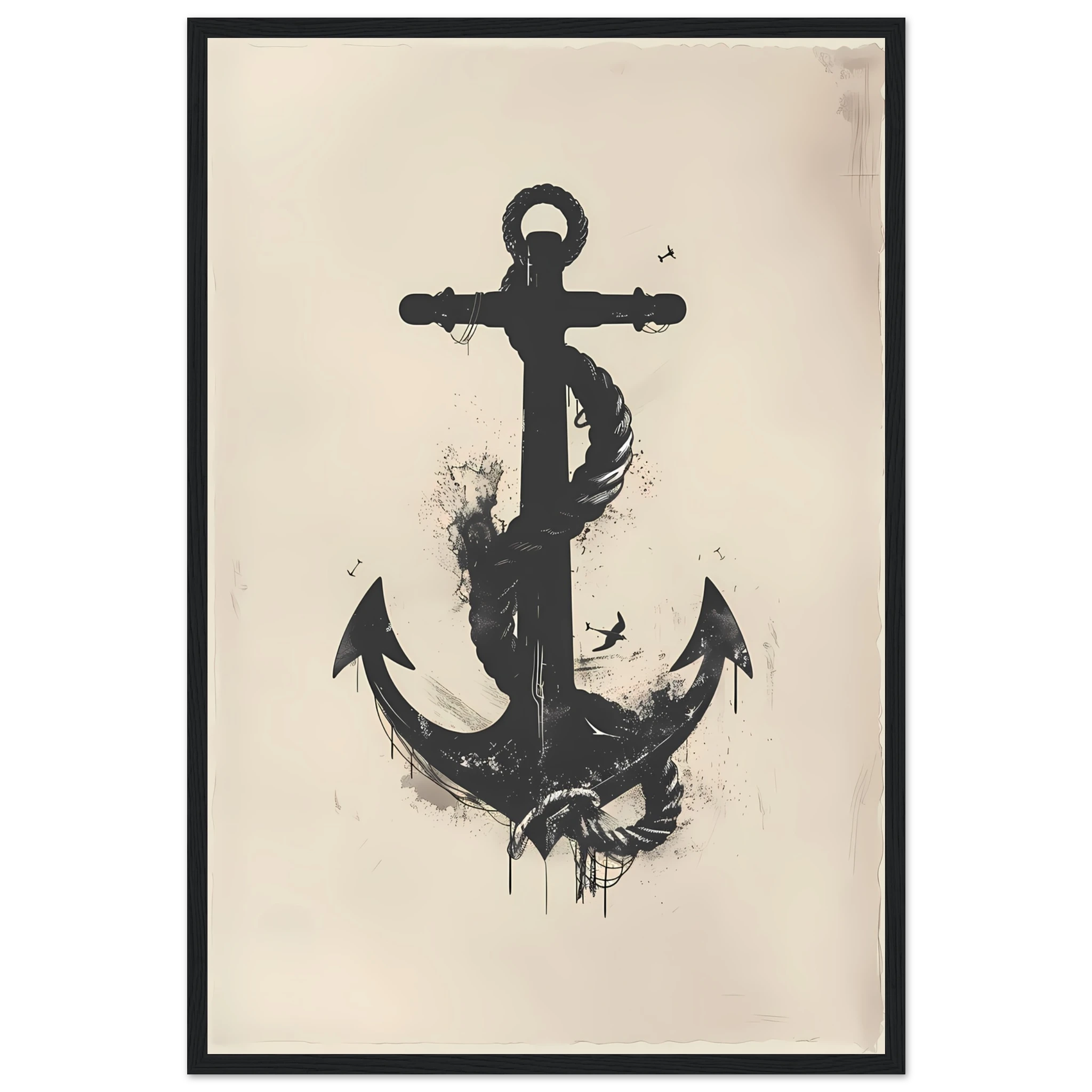 “Minimalist nautical line art wall print featuring elegant continuous sailboat lines on a neutral background — modern coastal wall décor for UK homes.”